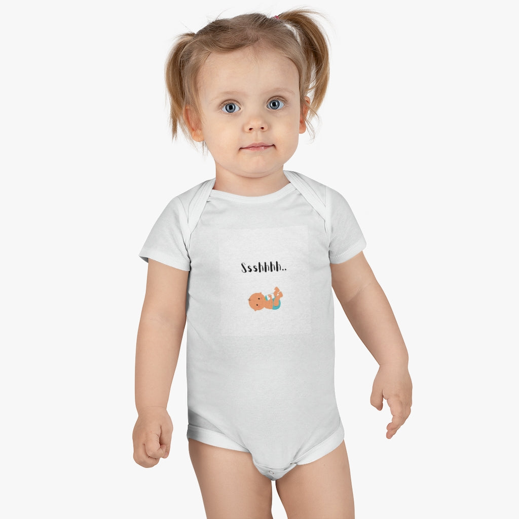 Baby Short Sleeve Onesie Ssshhhh...