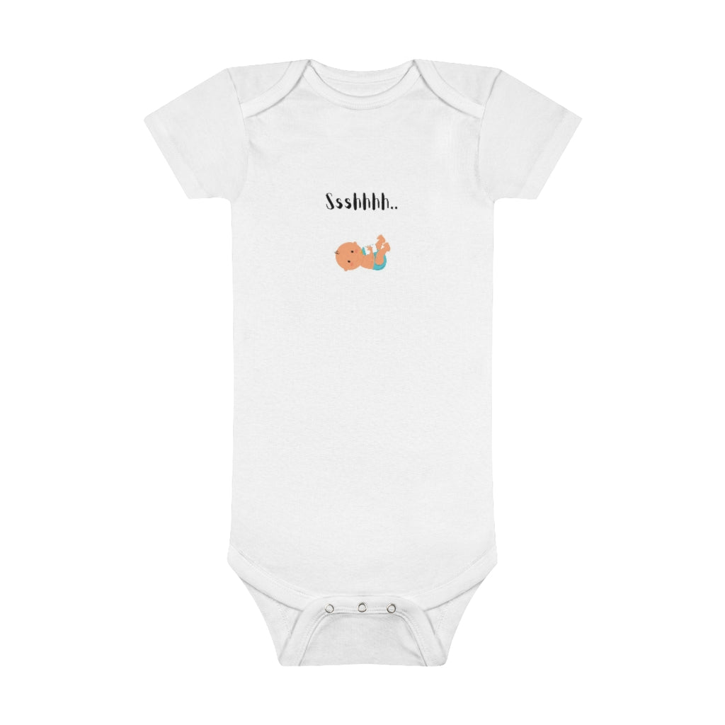 Baby Short Sleeve Onesie Ssshhhh...