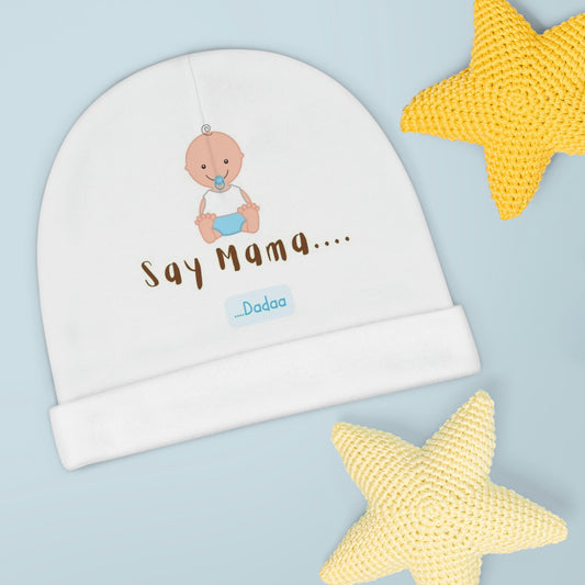 Baby Beanie / Baby Hat - Say Mama!