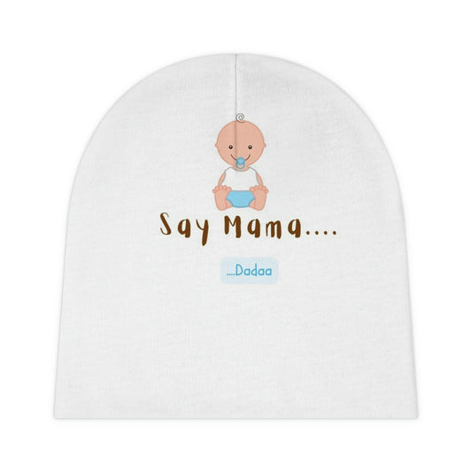 Baby Beanie / Baby Hat - Say Mama!