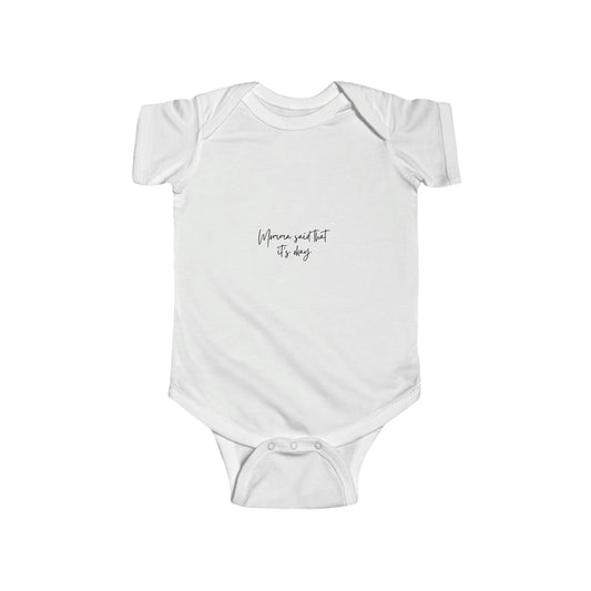 Infant Jersey / Bodysuit / Sleeping suit - Momma said it's okay